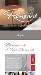 Mobile Screenshot of hotel-ronsard.com