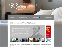 Tablet Screenshot of hotel-ronsard.com